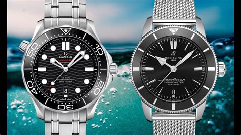 breitling superocean heritage vs omega seamaster 300|breitling superocean 42 vs 44.